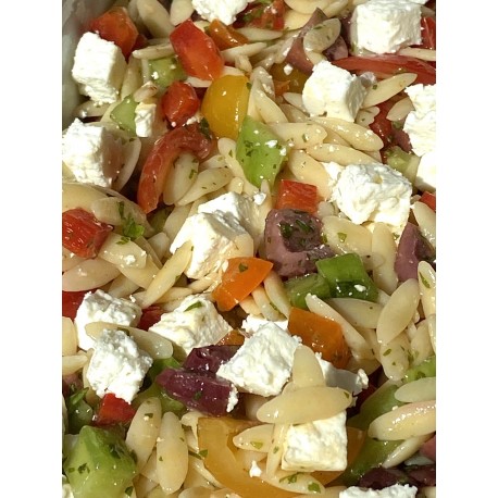 Salade de pâtes grecques Orzo